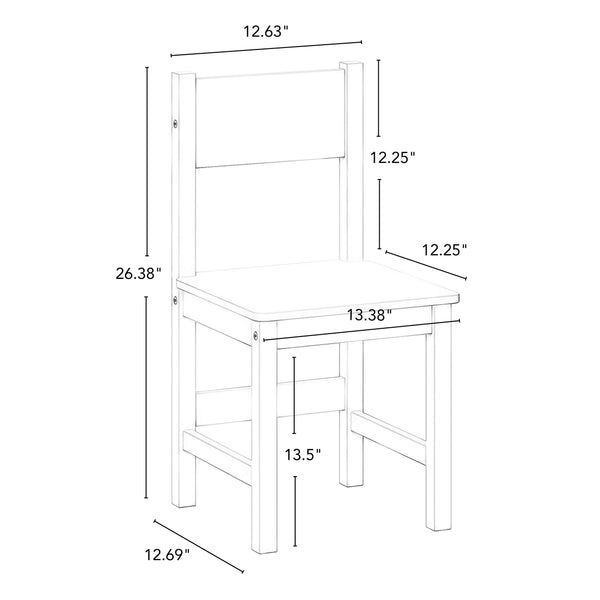 SBC-613 Bookshelf for 47 inch Kids Desk, Organizer Rack –