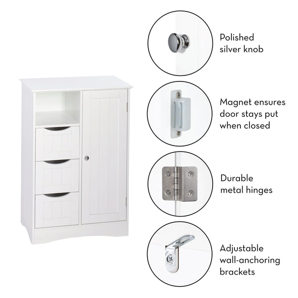 RiverRidge Home Ashland Tall Cabinet, White