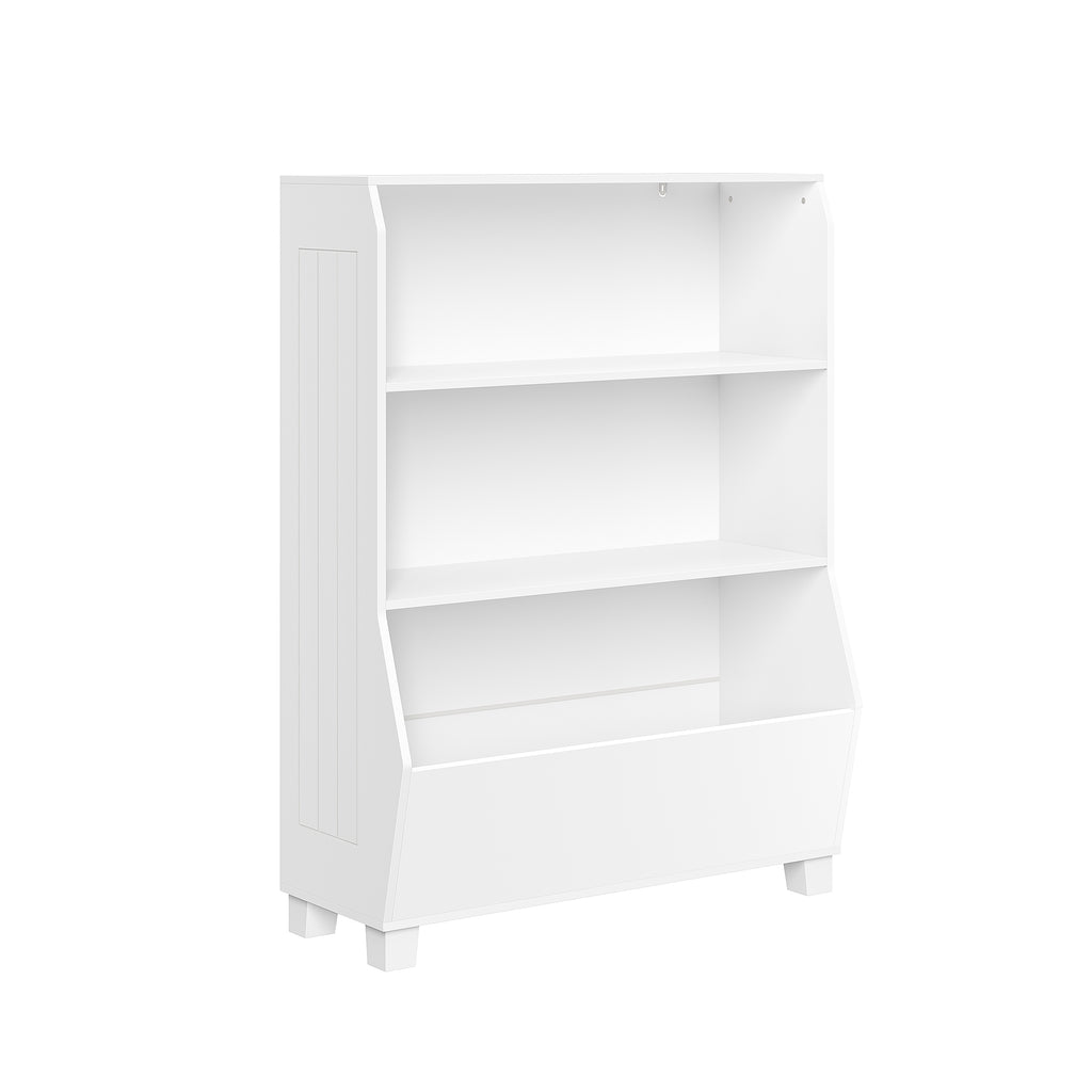 Kids 34" Bookcase with Toy Organizer