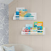 Kids Book Nook Wall Bookshelf - White (2 Pack)