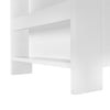 Kids Toy Storage Box with Bookracks - White