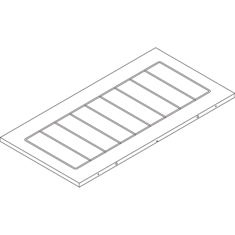 Kids Activity Table with 4 Cups - Part 2 - Side Panel