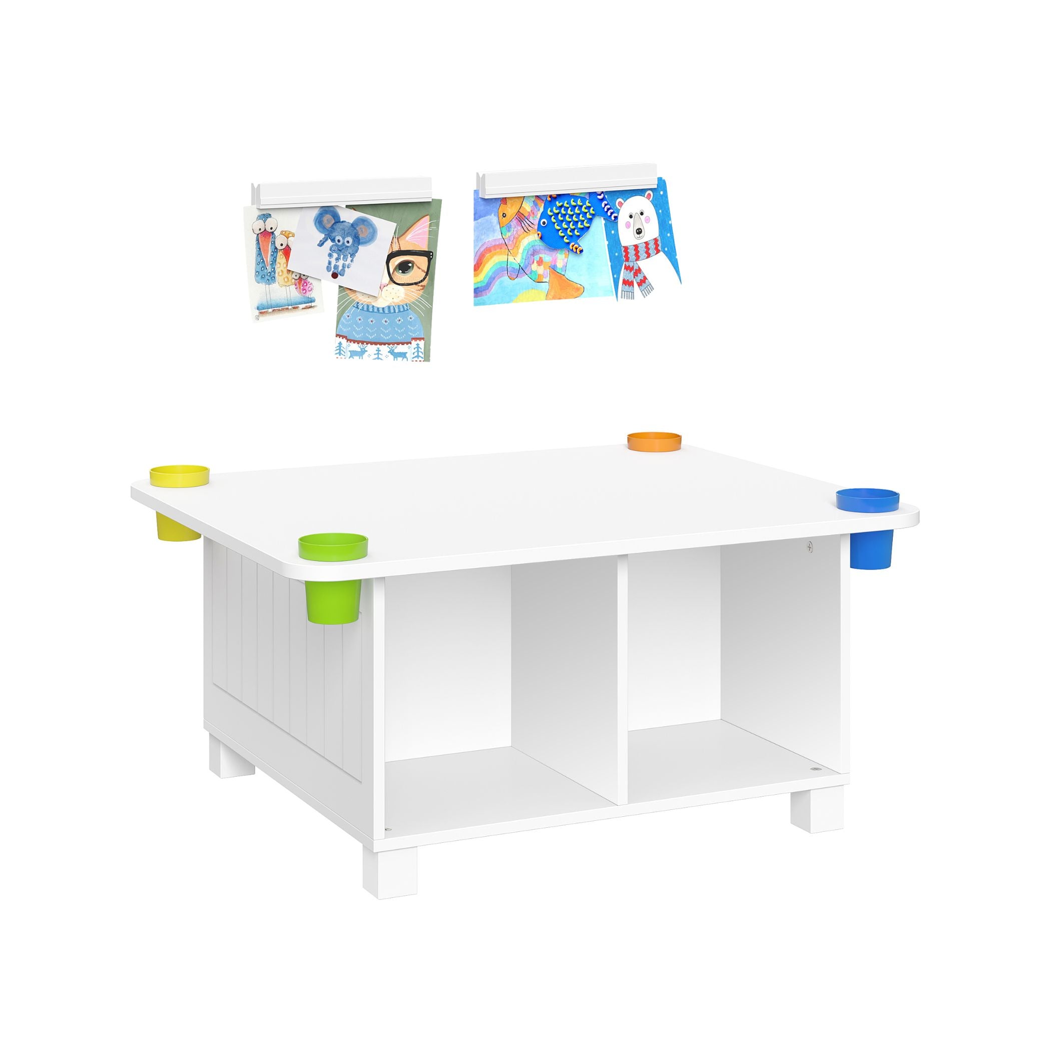 Kids Activity Table with 4 Cups