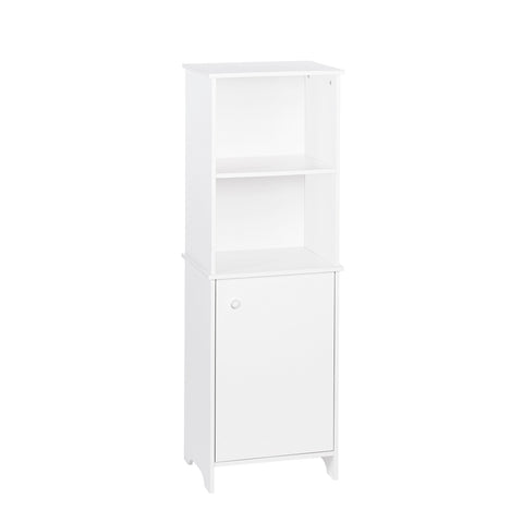 Medford Tall Floor Cabinet with Open Shelves