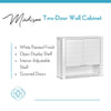 Madison Two-Door Wall Cabinet