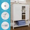 Ellsworth Two-Door Floor Cabinet with Open Shelf