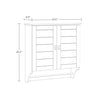 Brookfield Two-Door Wall Cabinet