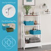 Amery 4-Tier 24in Ladder Shelf with Toy Organizer