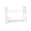 Amery 2-Tier Ladder Wall Shelf with Hooks