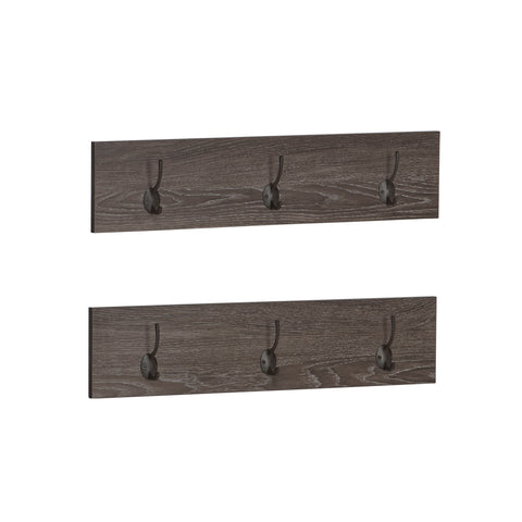 Afton 3-Hook Coat Rack - 2 Pack