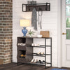 Afton 3-Tier Shoe Rack with Storage Bins