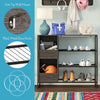 Afton 3-Tier Shoe Rack with Storage Bins