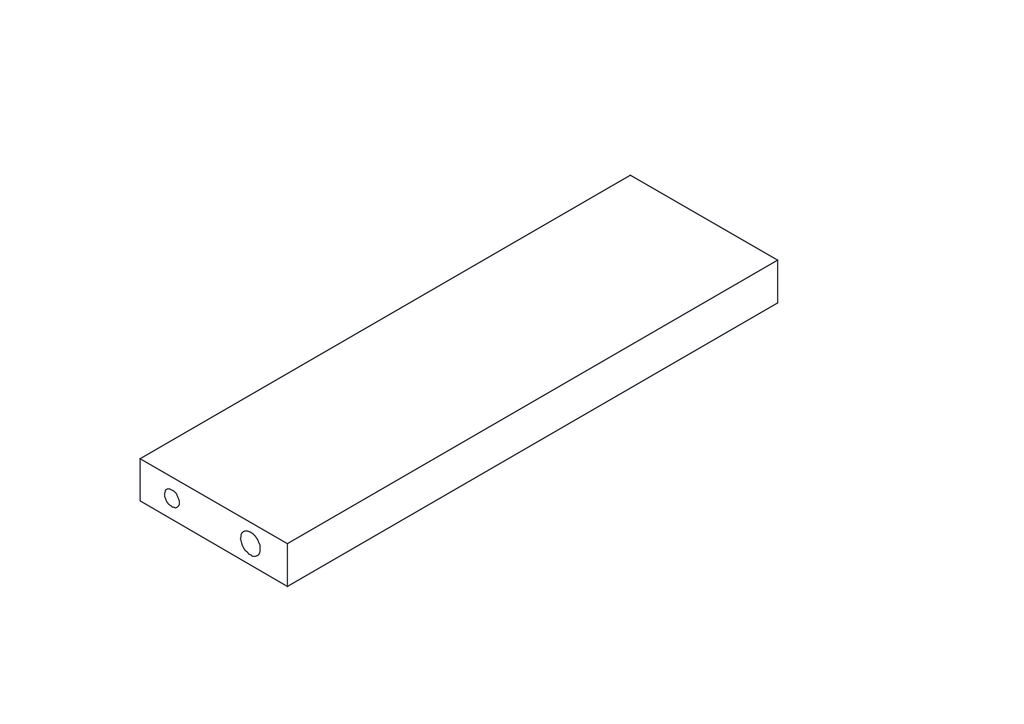 Prescott Tall Cabinet - Part 12 - Lower Cross Bar