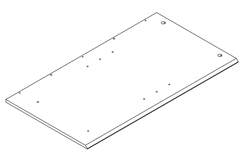 Brookfield Tall Corner Cabinet - Part 03 - Lower Right Side Panel