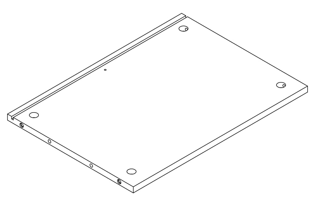 Brookfield Single Door Floor Cabinet - Part 04 - Middle Panel